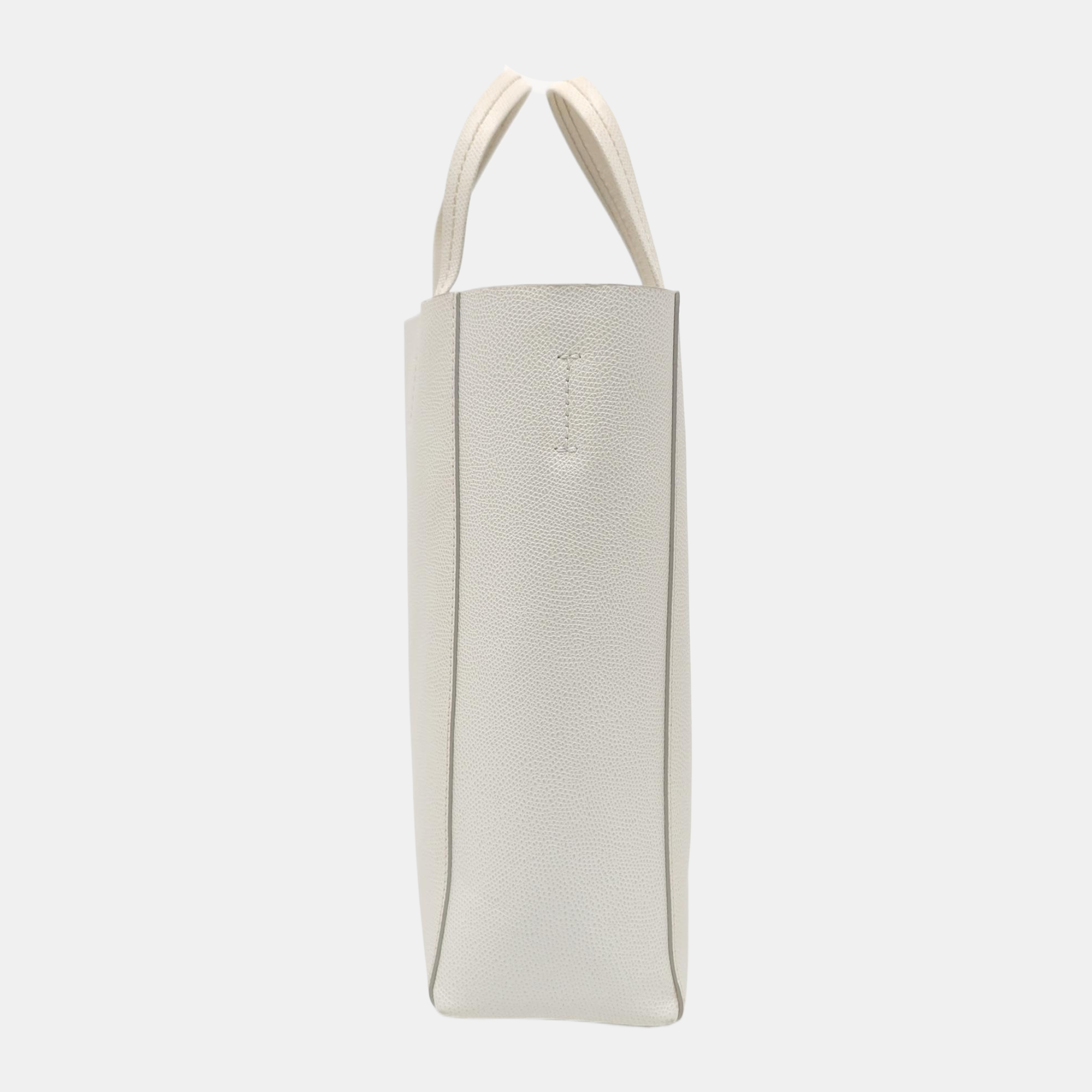 CABAS Small Calfskin White