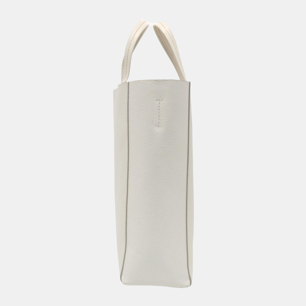 CABAS Small Calfskin White