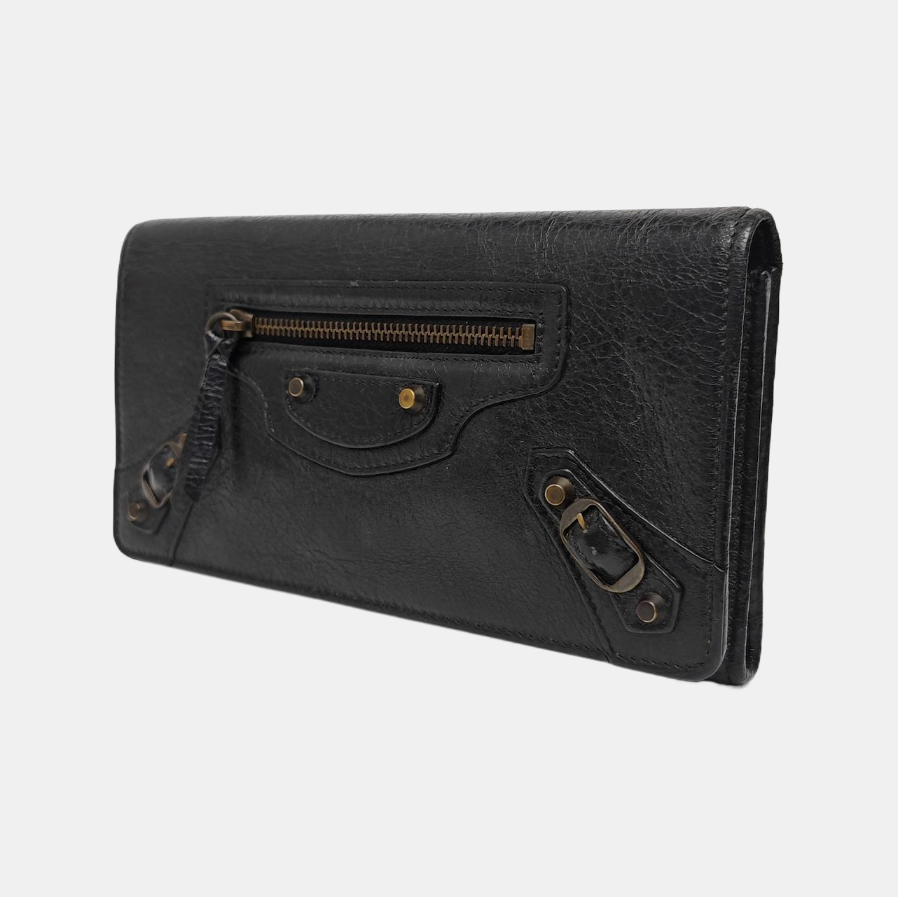 Classic City Lambskin Black Wallet