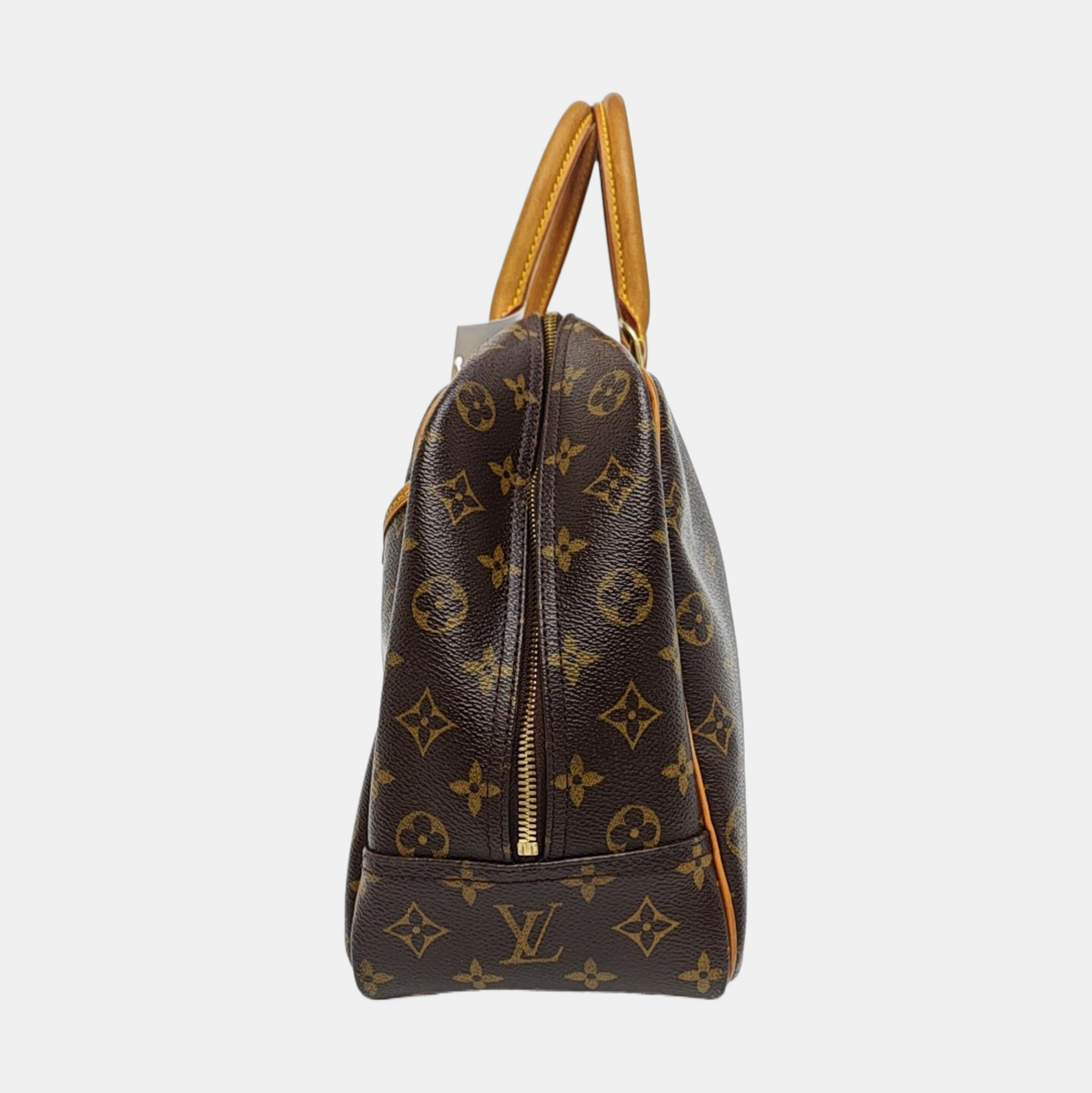 DEAUVILLE MM Monogram Coated Canvas Brown