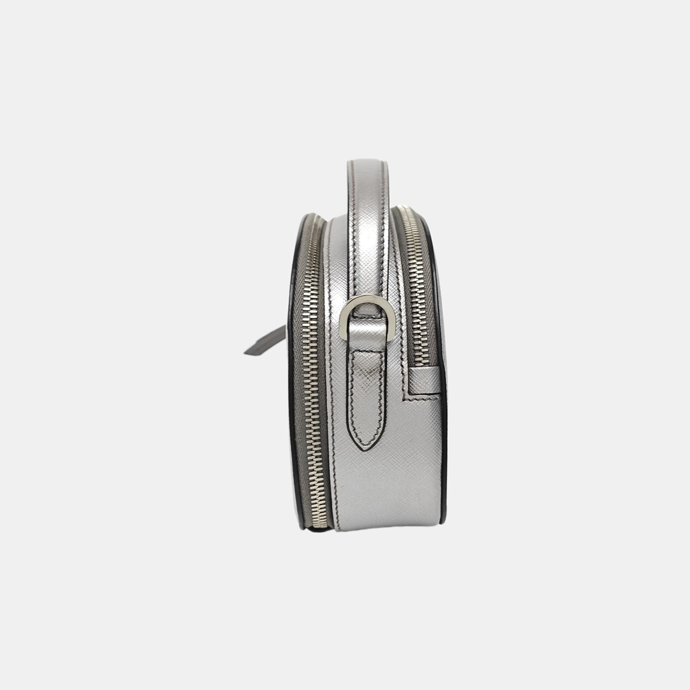 Odette Saffiano Calfskin Silver