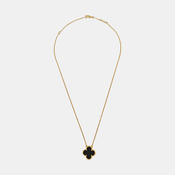 Vintage Alhambra 18k Gold Necklace