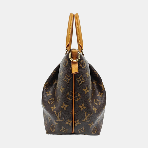 TURENNE MM Monogram Coated Canvas Brown
