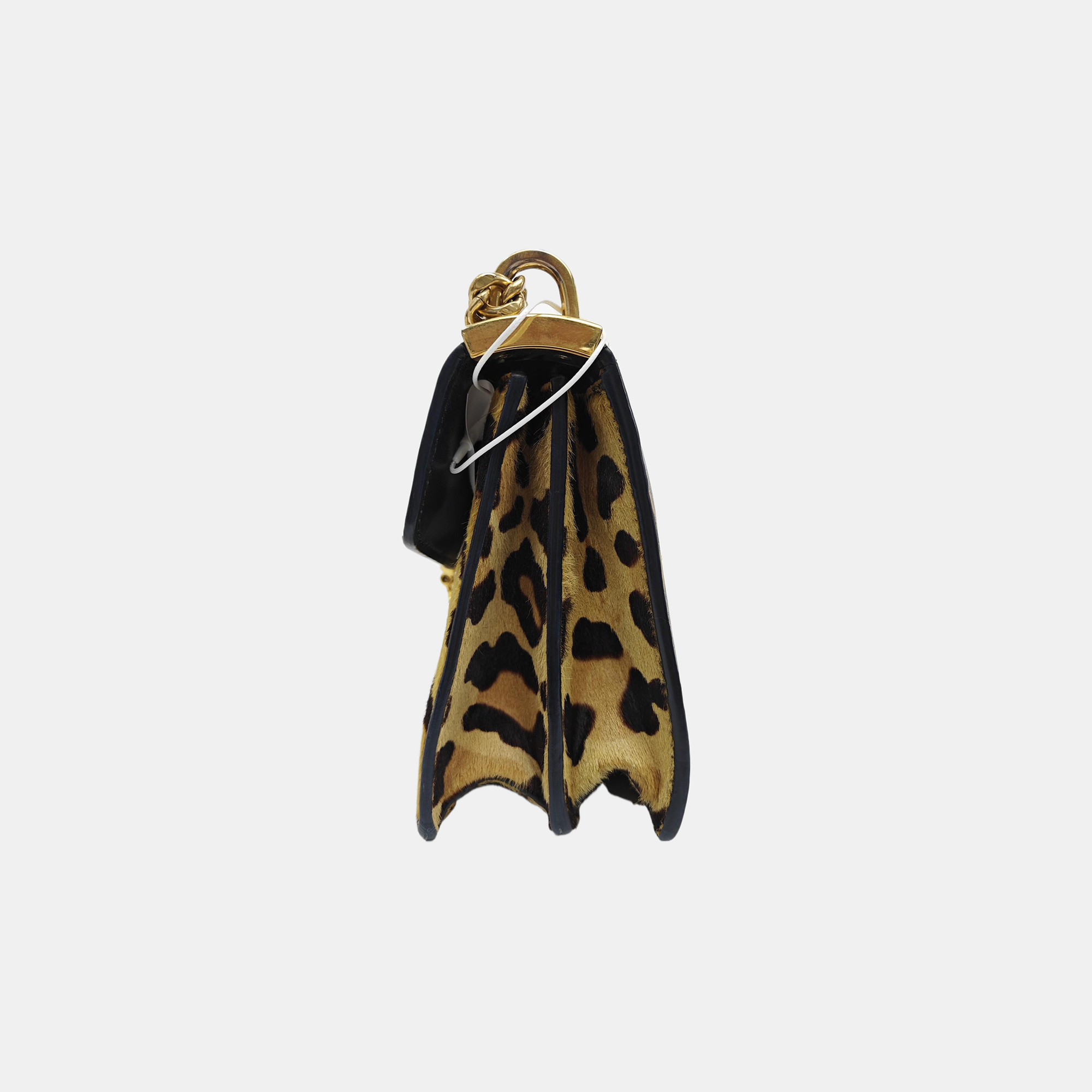 Horsehair Shoulder Bag Brown