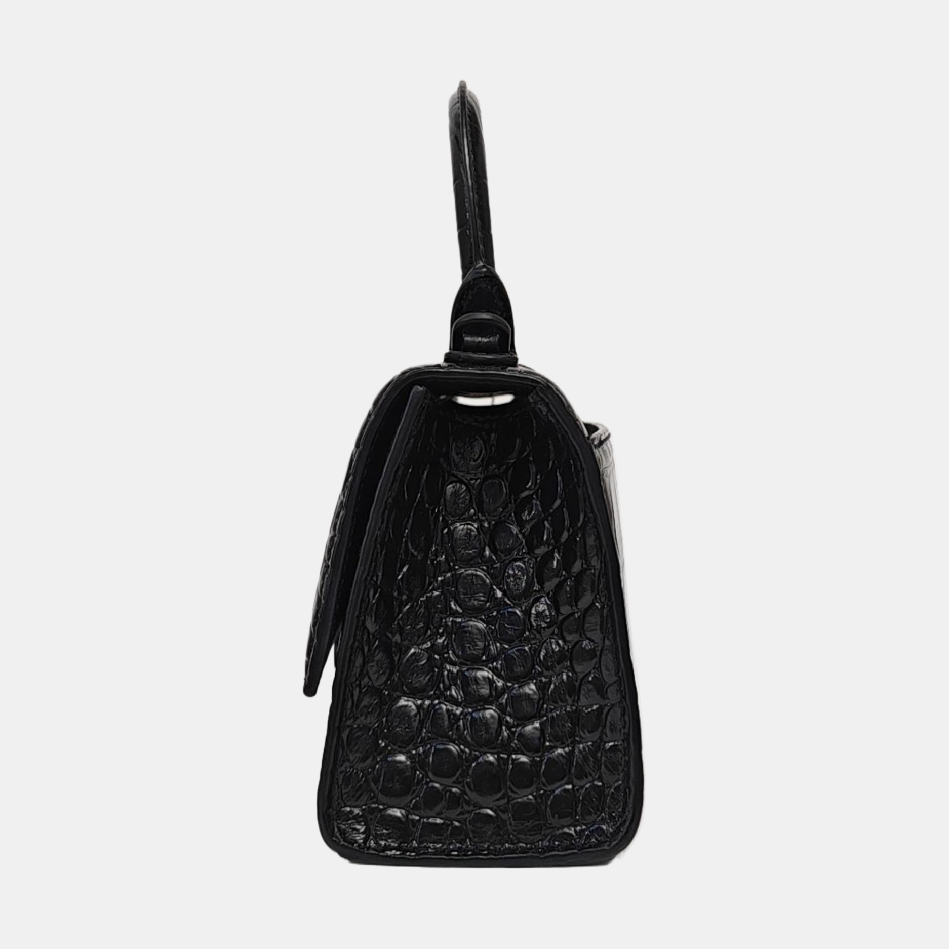 Hourglass XS Calfskin Black