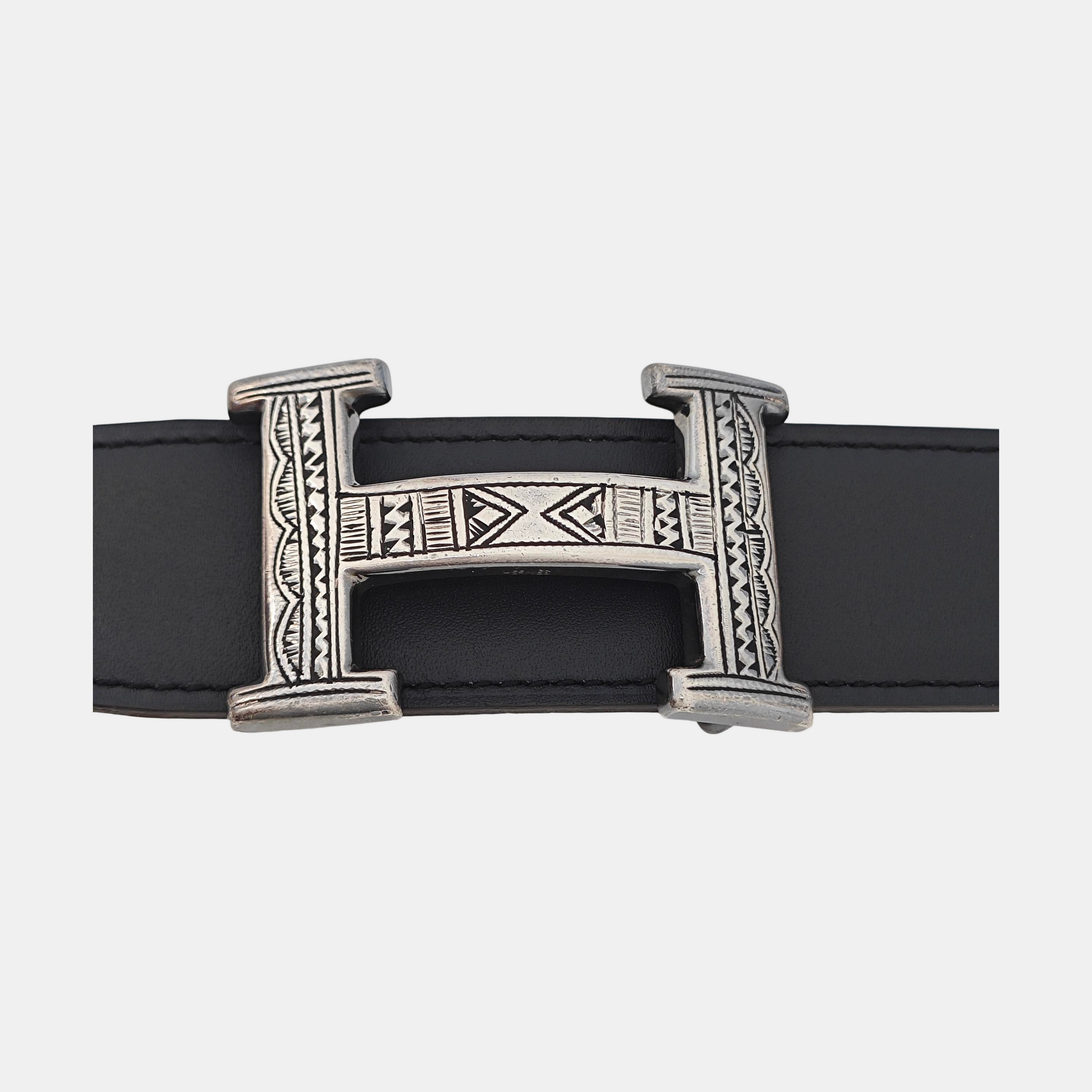 Leather Belt Gray