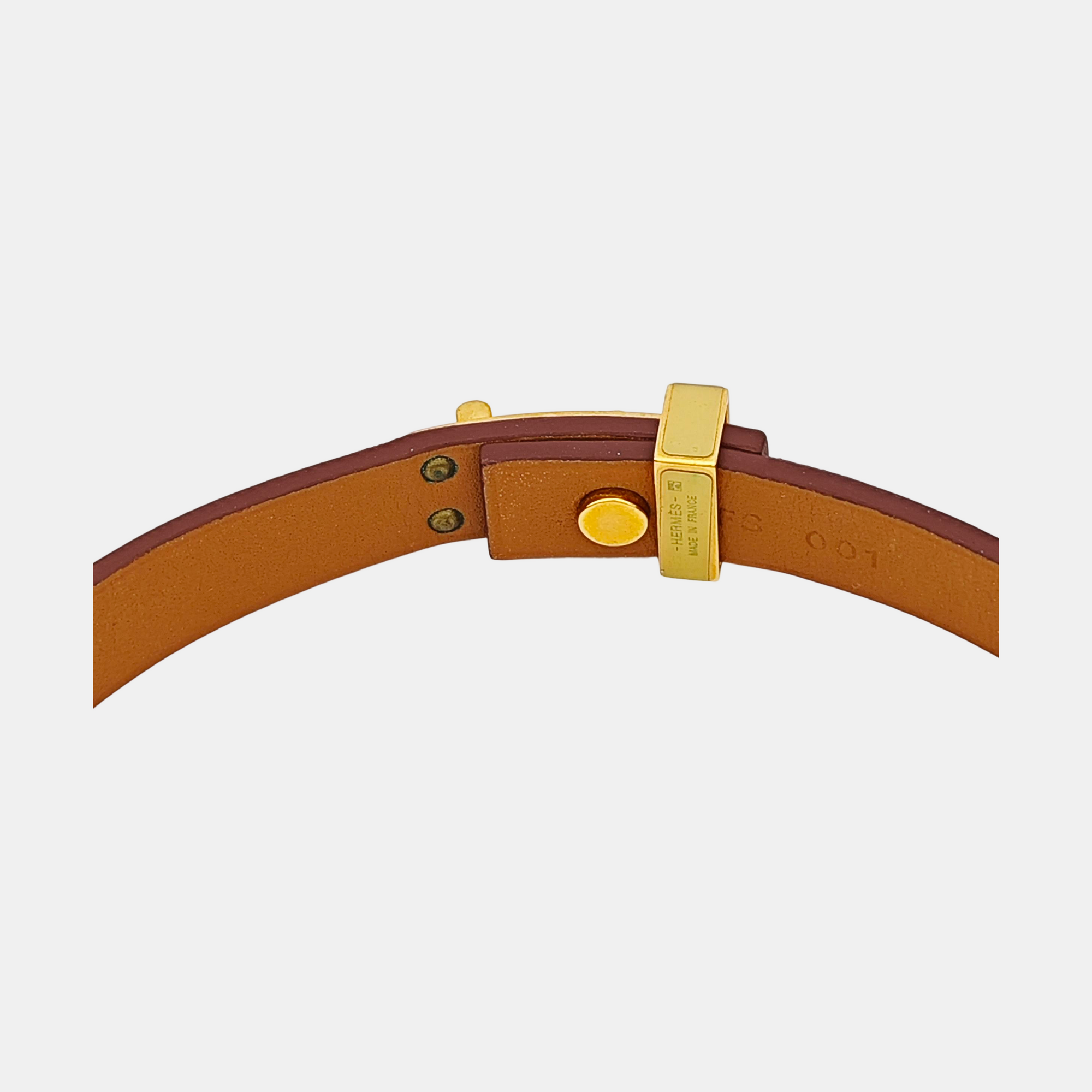 Kelly Leather Brown Bracelet