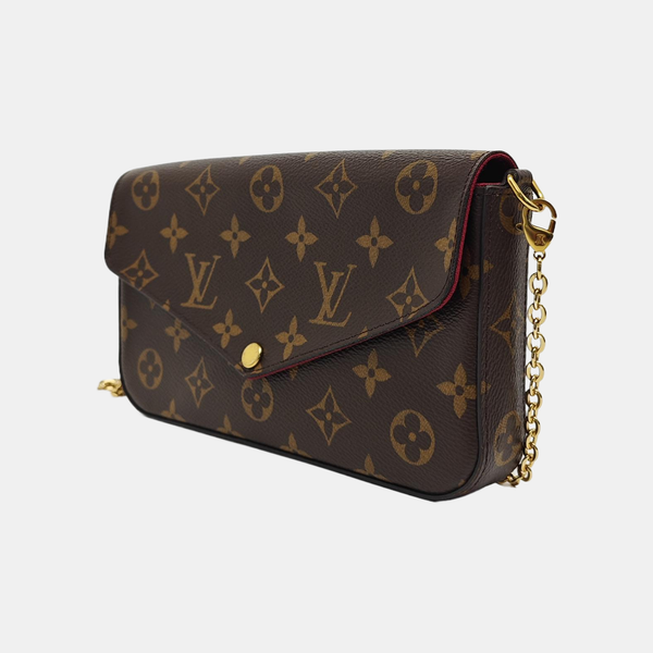 FÉLICIE Monogram Coated Canvas Brown