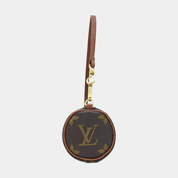 PAPILLON Mini Monogram Coated Canvas Brown