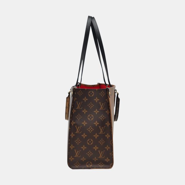 Authenticated pre-owned  ONTHEGO MM Monogram Coated Canvas Brown - Tote Bag at Looply
