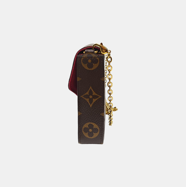 FÉLICIE Monogram Coated Canvas Brown