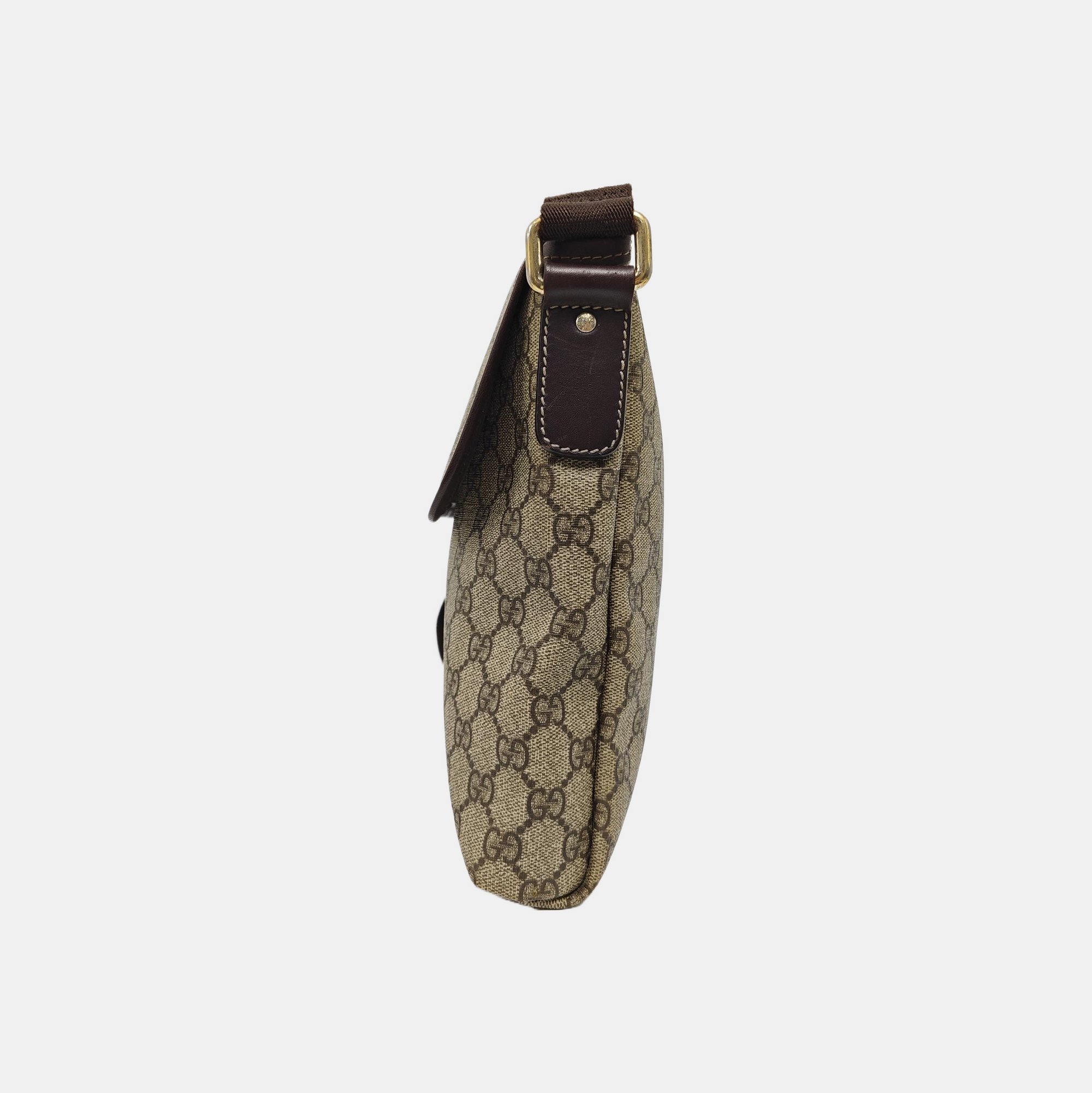 GG Supreme Monogram Coated Canvas Black