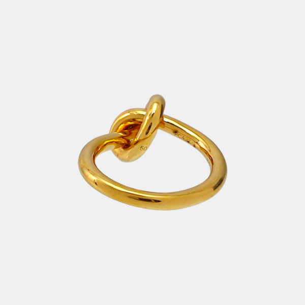 KNOT Metal Gold Ring EU 50
