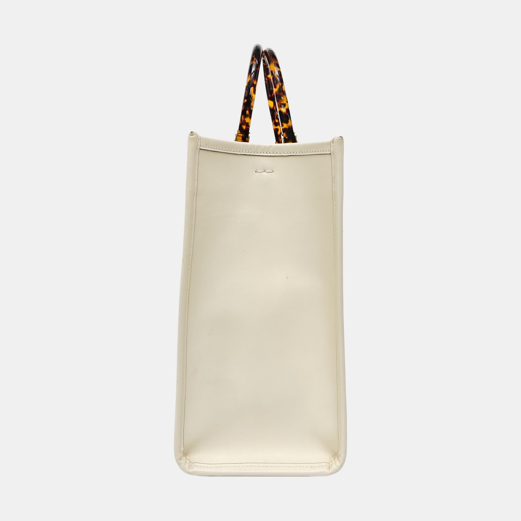 Sunshine Medium Calfskin White