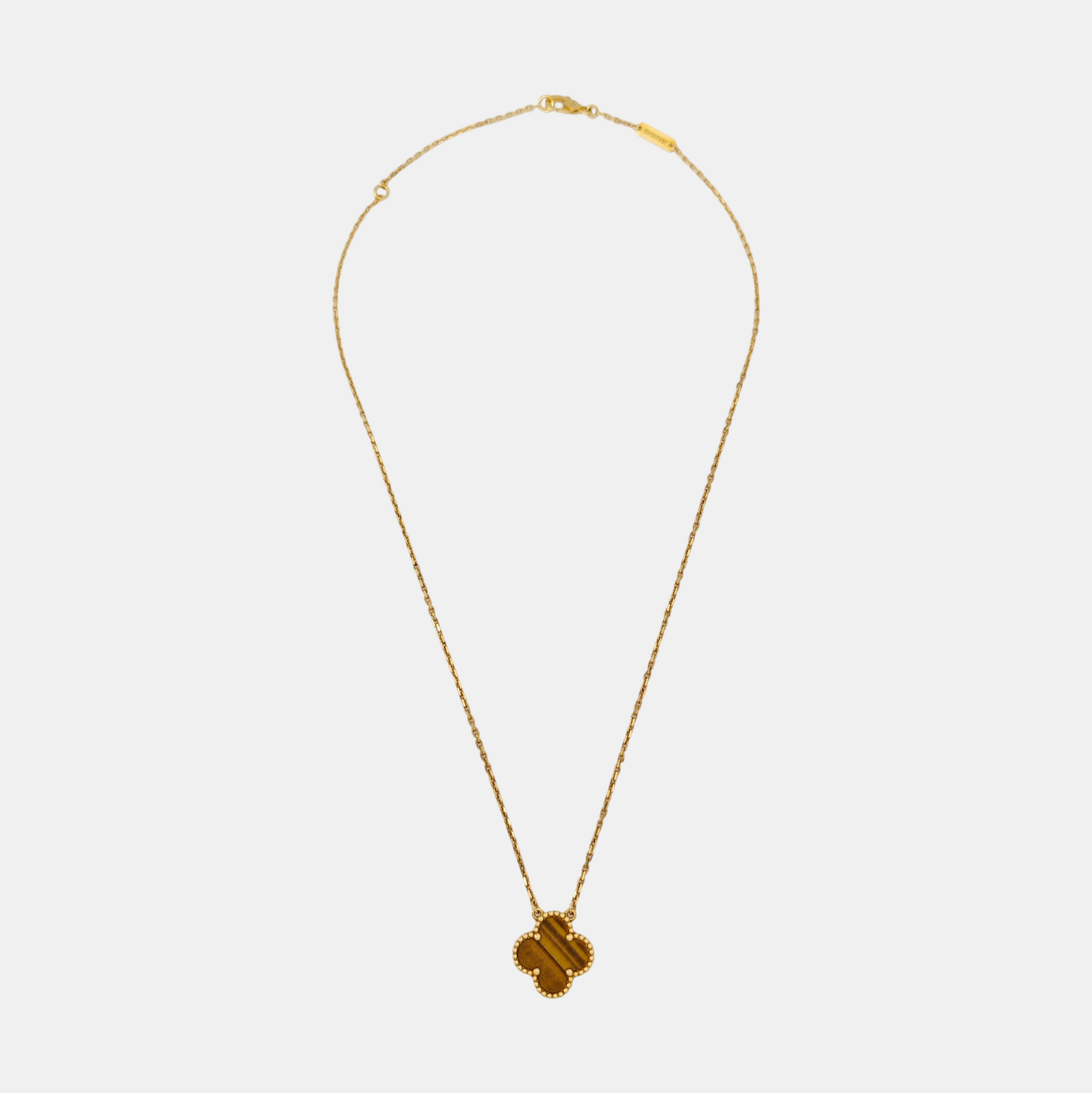 Vintage Alhambra 18k Gold Necklace