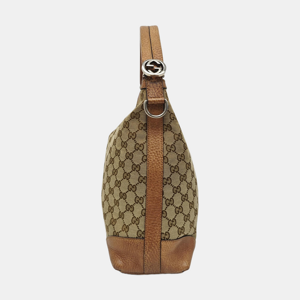Monogram Canvas Top Handle Bag Beige