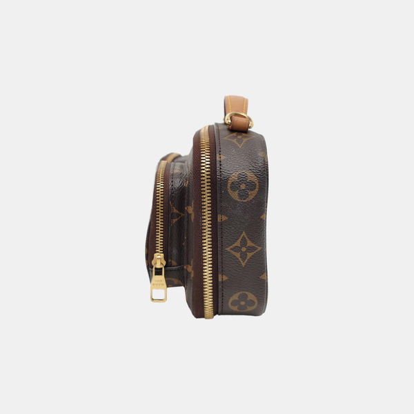 UTILITY Monogram Coated Canvas Brown