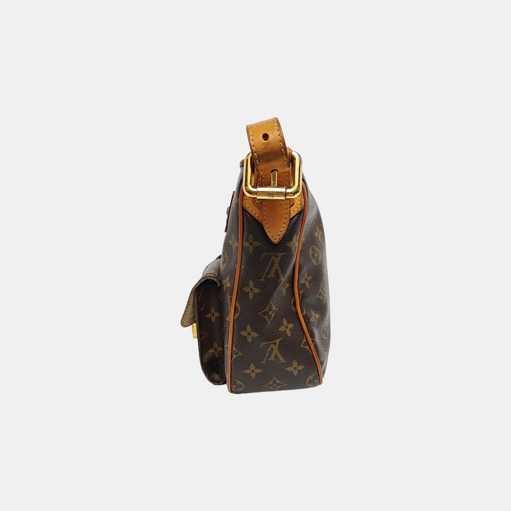 HUDSON GM Monogram Coated Canvas Brown