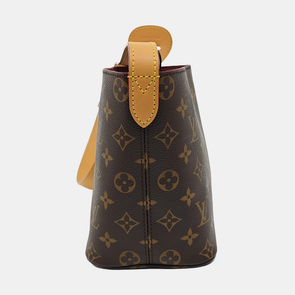 ALL IN BB Monogram Coated Canvas Brown