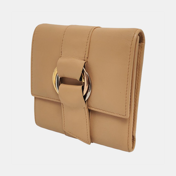 Calfskin Wallet Beige
