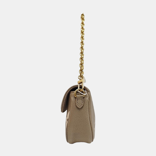 IVY Monogram Calfskin Gray