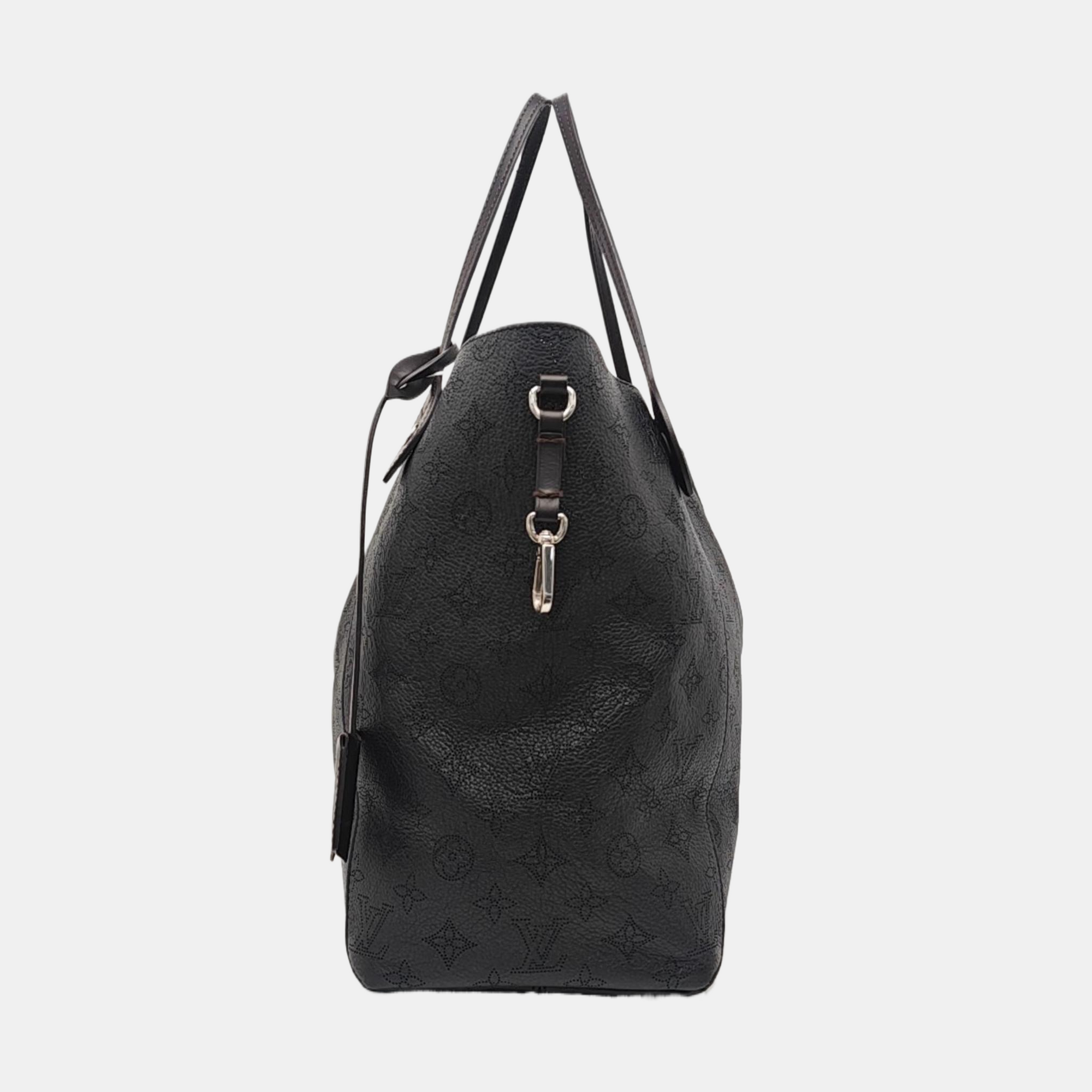 HINA Monogram Calfskin Black
