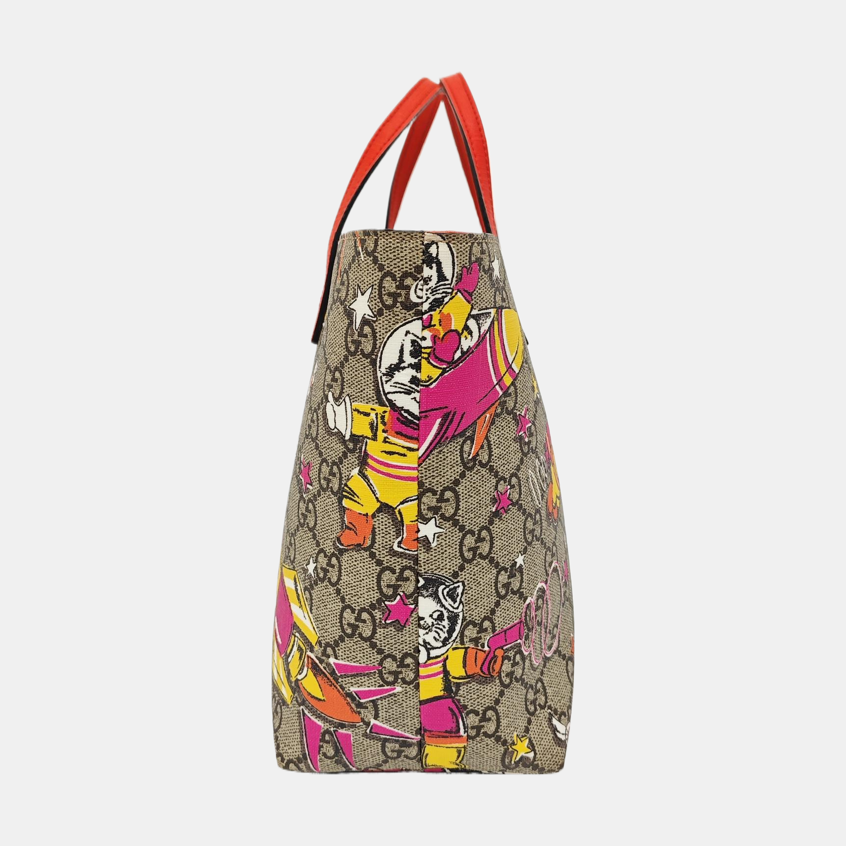 Monogram Coated Canvas Tote Bag Beige