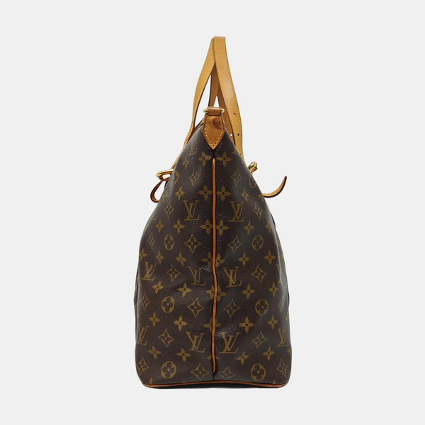 PALERMO GM Monogram Coated Canvas Brown