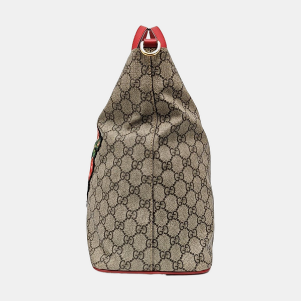 Monogram Coated Canvas Tote Bag Beige