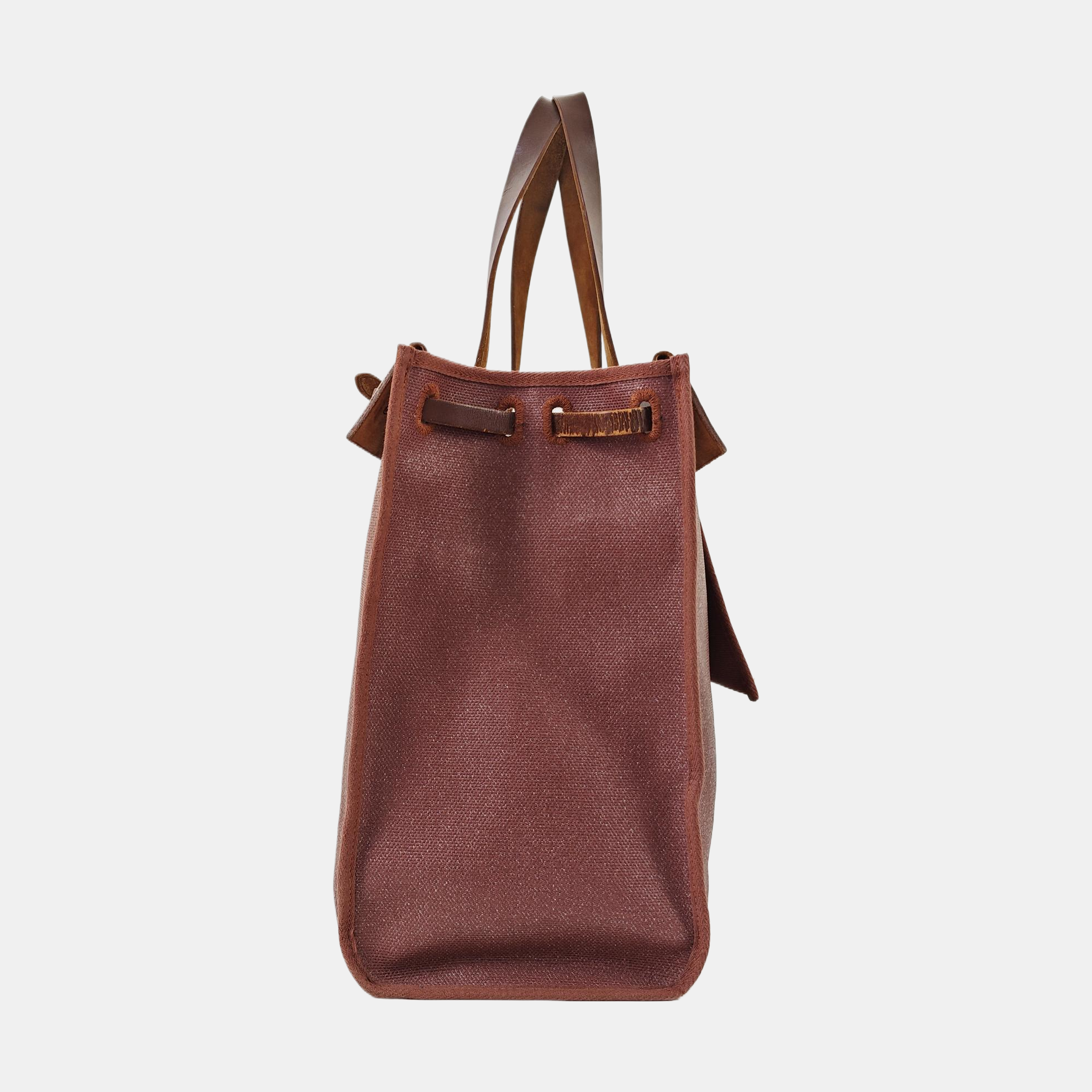 Herbag Cabas Coated Canvas Red
