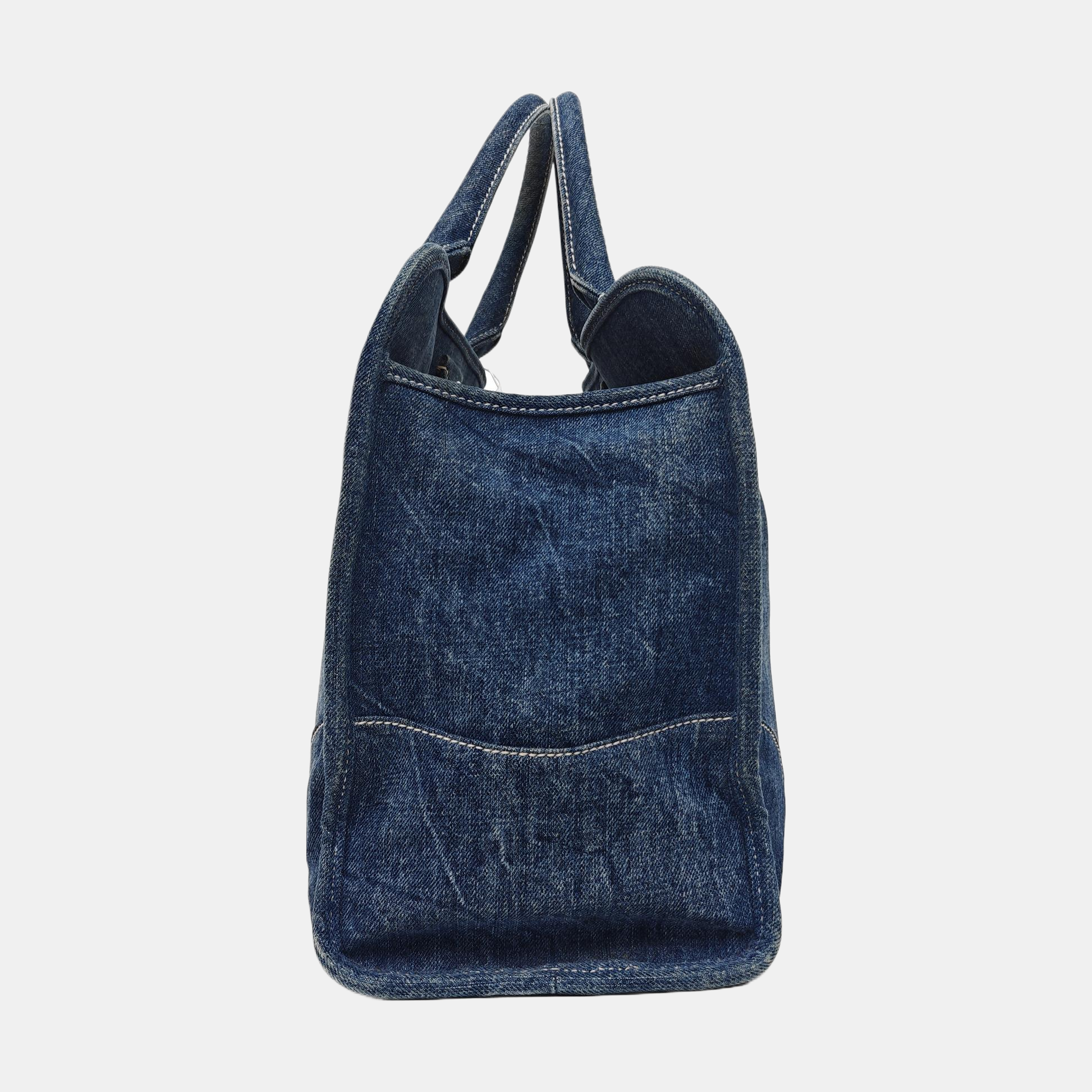 Denim Tote Bag Blue