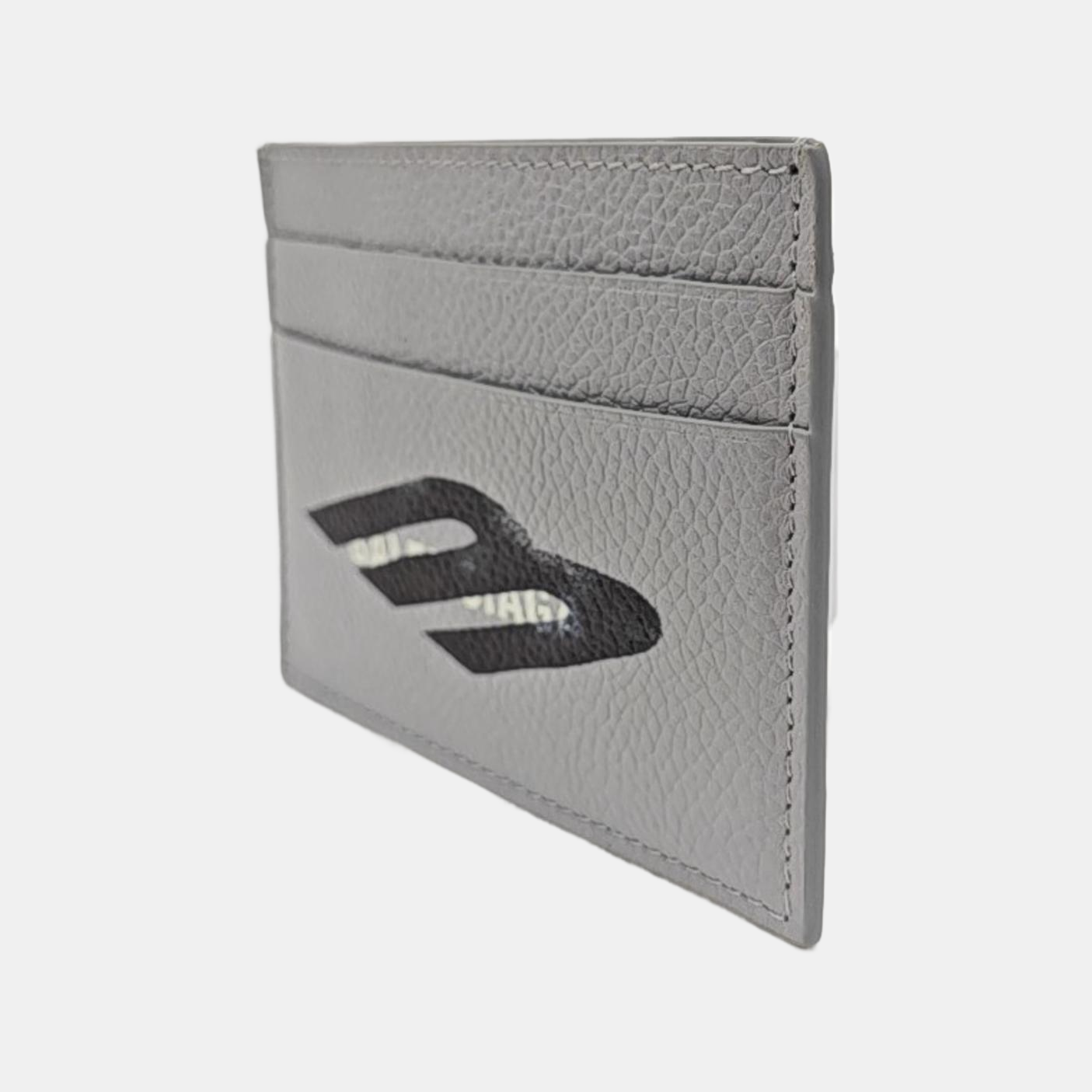 Cash Calfskin Gray Card Holder