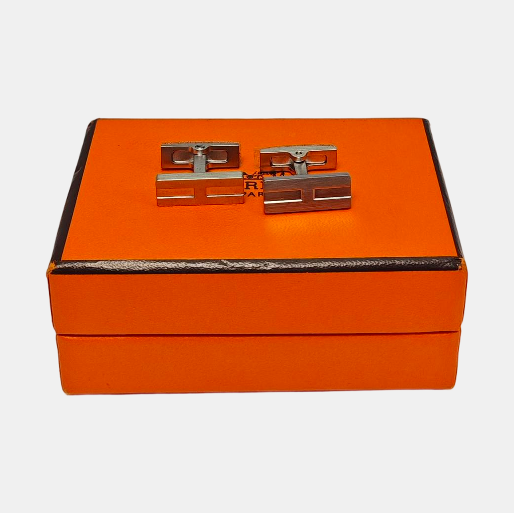 Metal Cufflink Silver