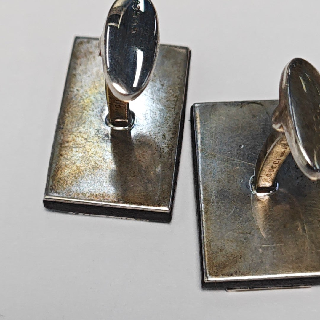 Metal Cufflink Silver