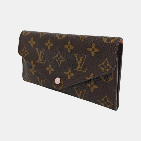 JOSÉPHINE Monogram Coated Canvas Brown Wallet