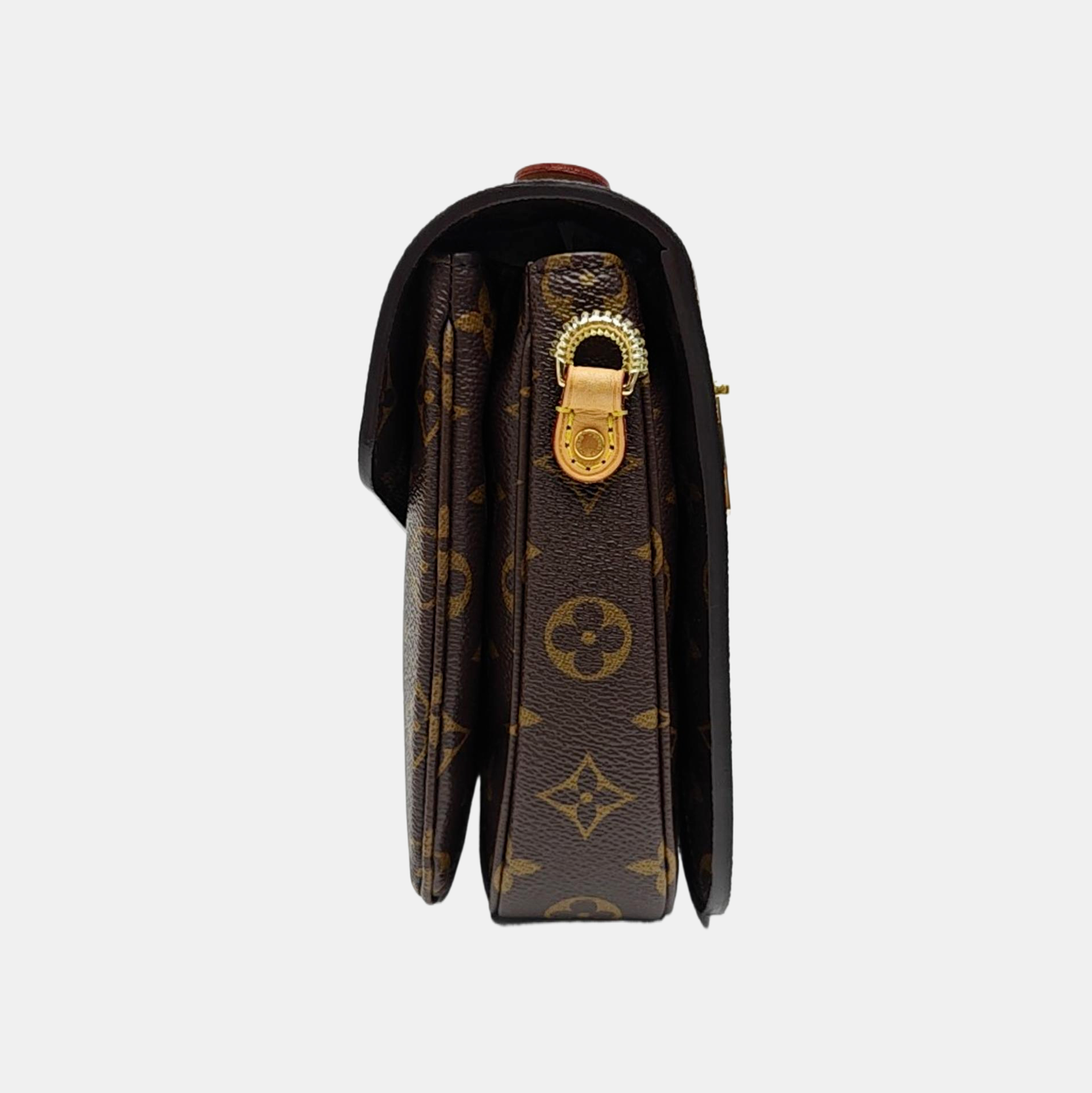 MÉTIS MM Monogram Coated Canvas Brown