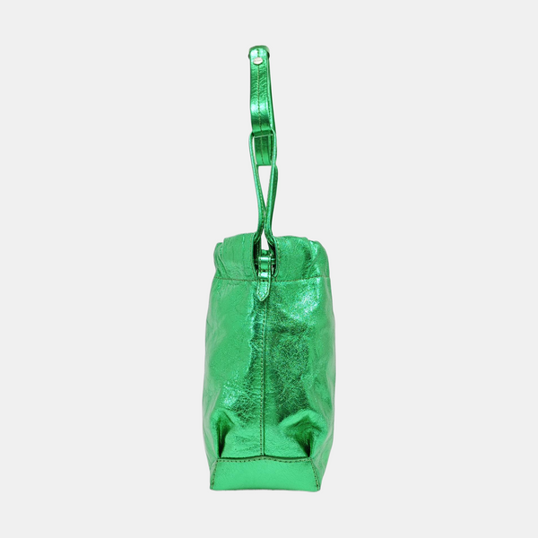 Leather Shoulder Bag Green