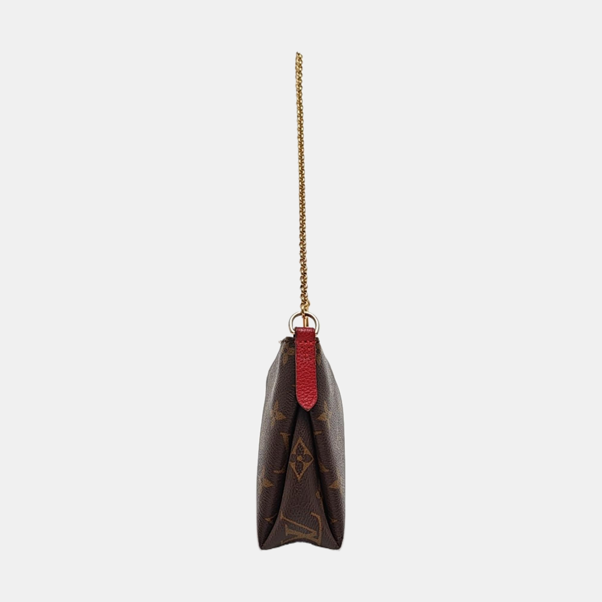 PALLAS Monogram Coated Canvas Brown