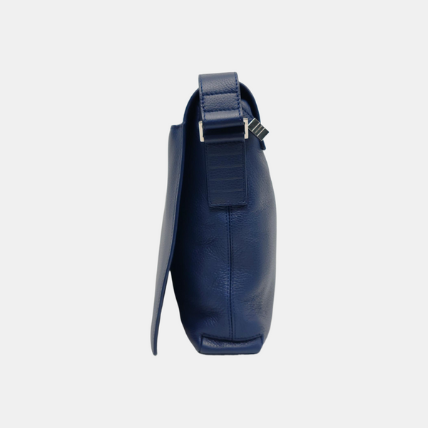 Calfskin Shoulder Bag Blue