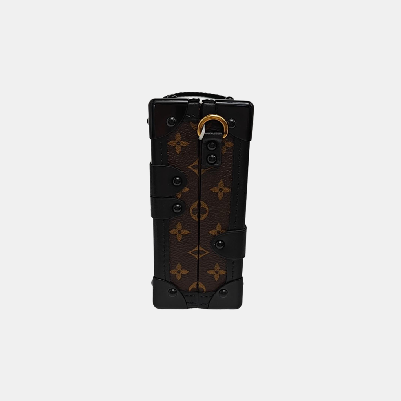 PETITE MALLE Monogram Coated Canvas Brown