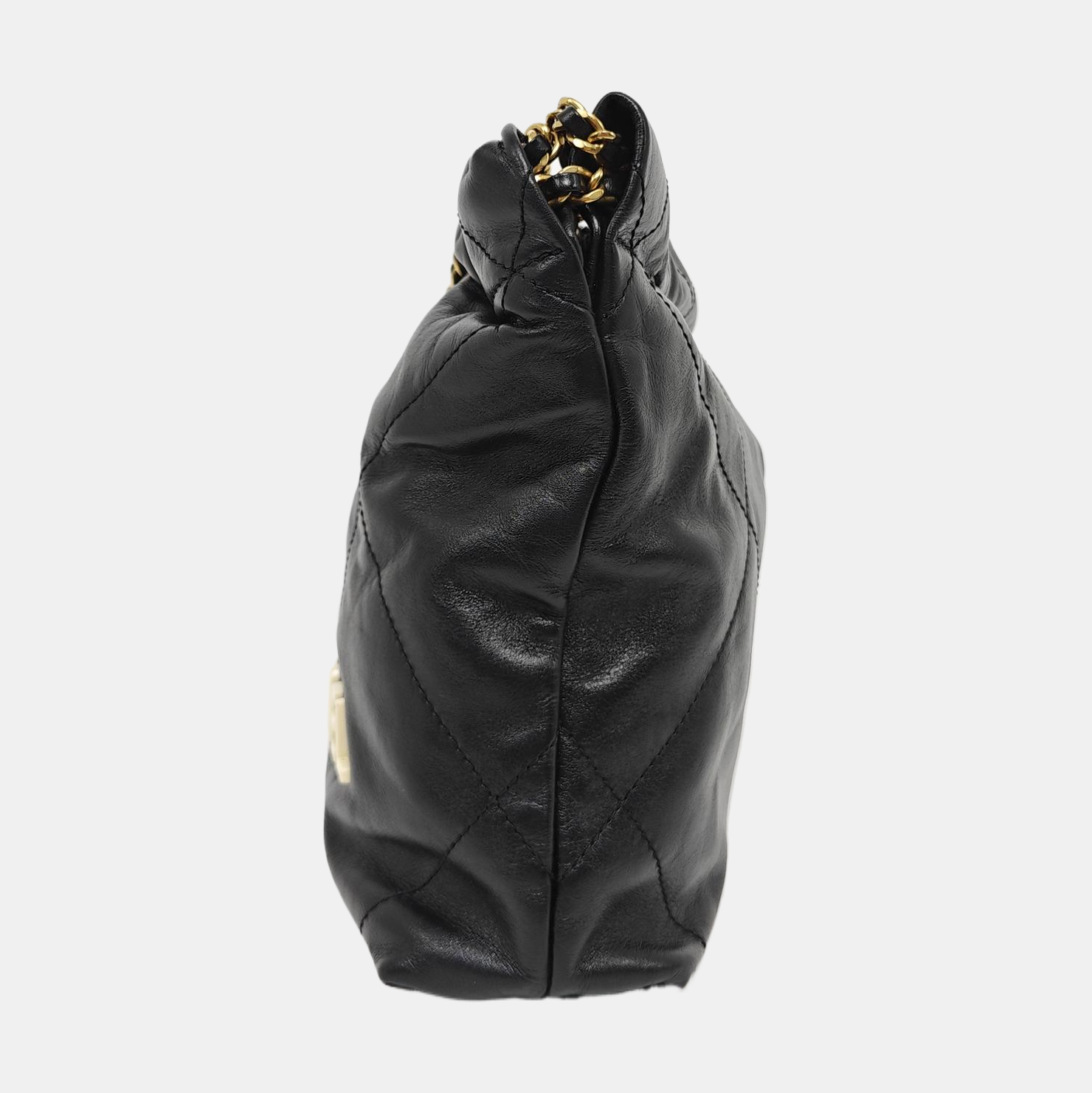 CHANEL 22 Mini Quilted Calfskin Black