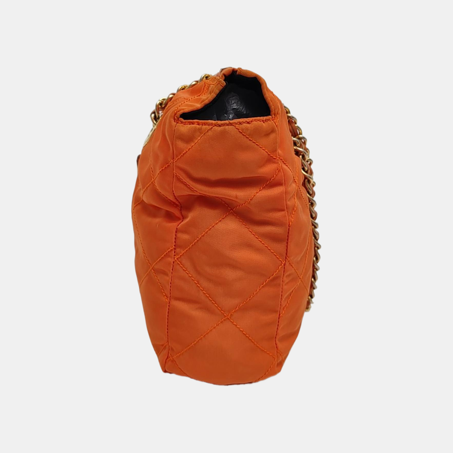Re-Edition 1995 Chaîne Quilted Nylon Orange
