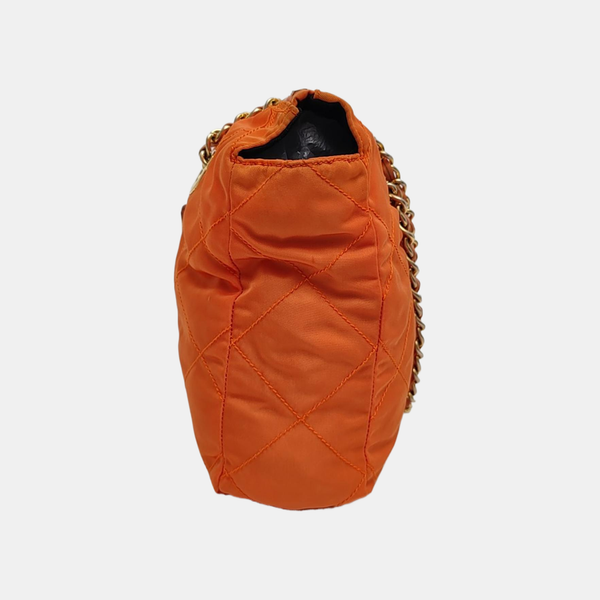 Re-Edition 1995 Chaîne Quilted Nylon Orange