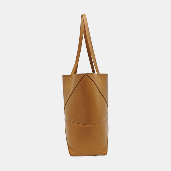 Puzzle Fold Medium Calfskin Brown