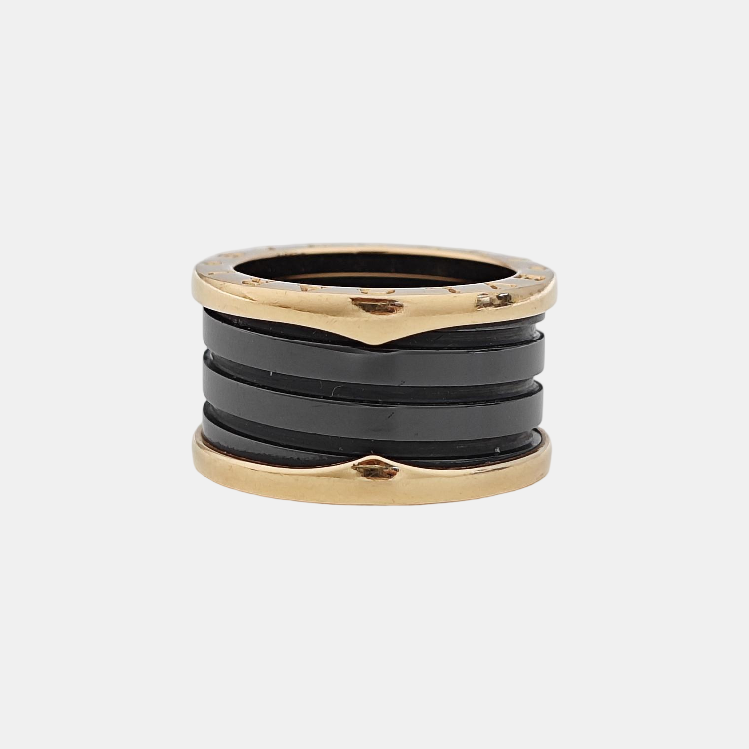 B.ZERO1 18k Rose Gold Ring EU 52