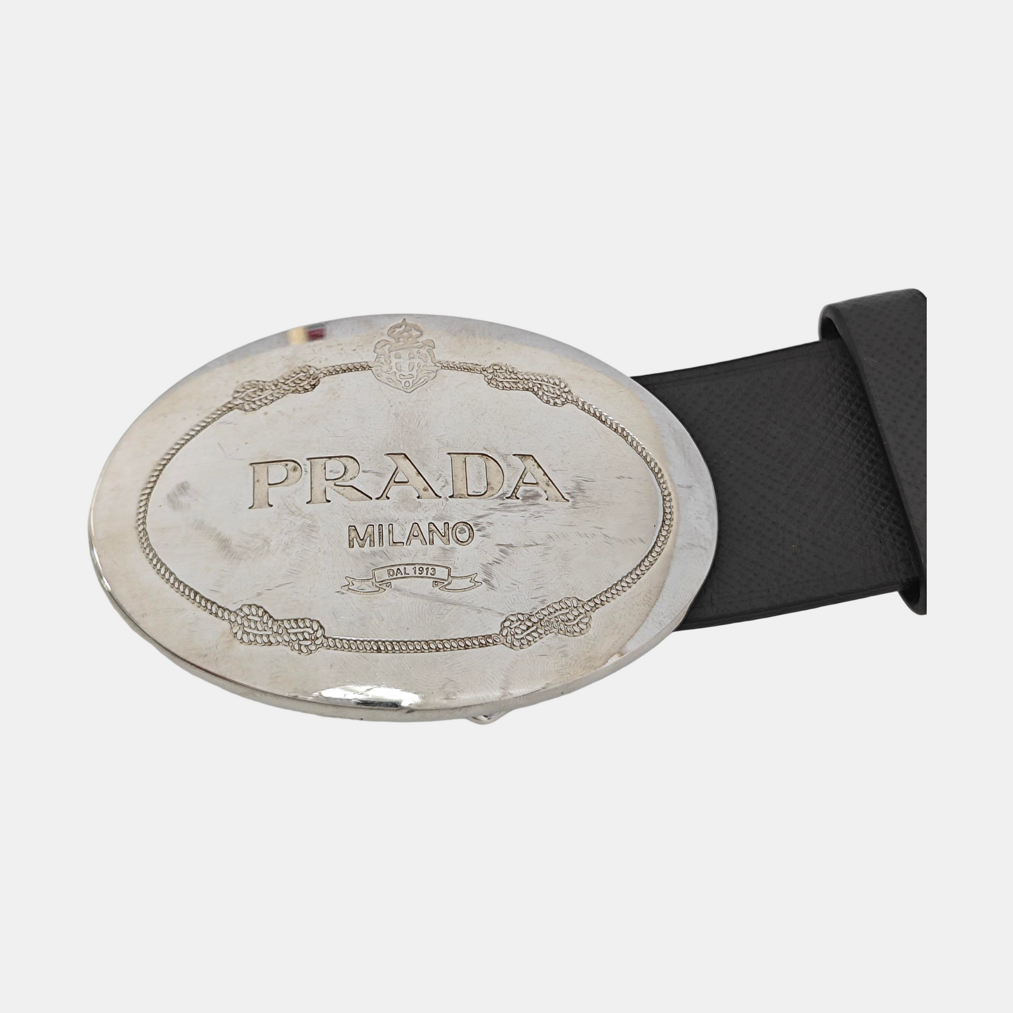 Leather Belt Gray