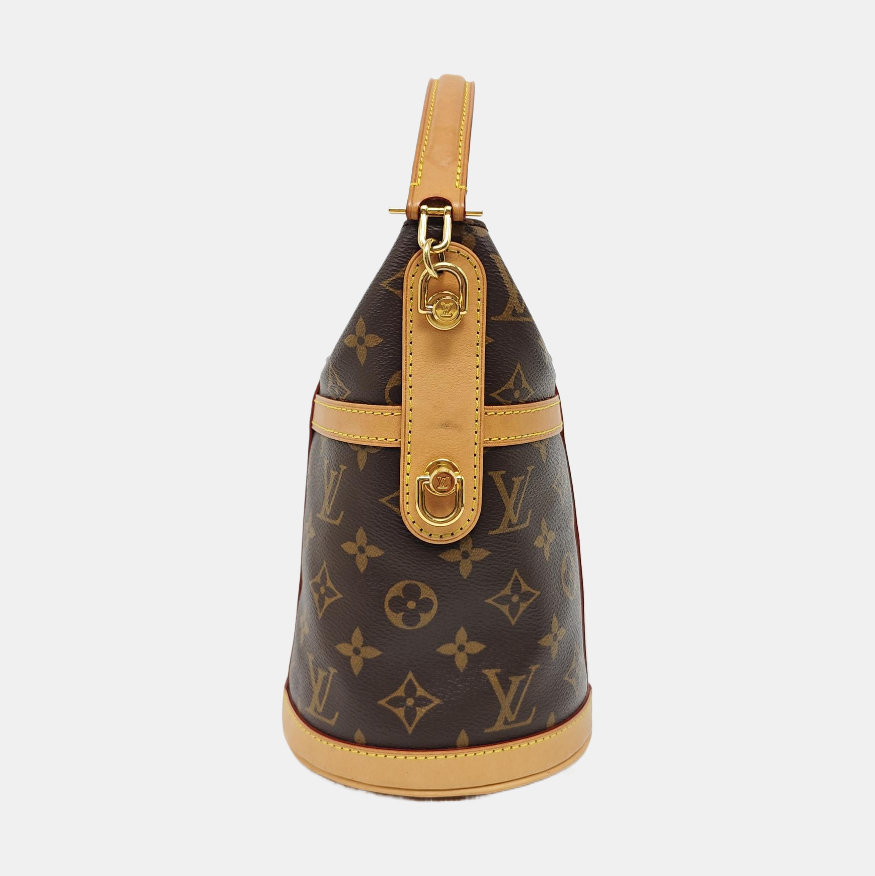 DUFFLE Monogram Coated Canvas Brown