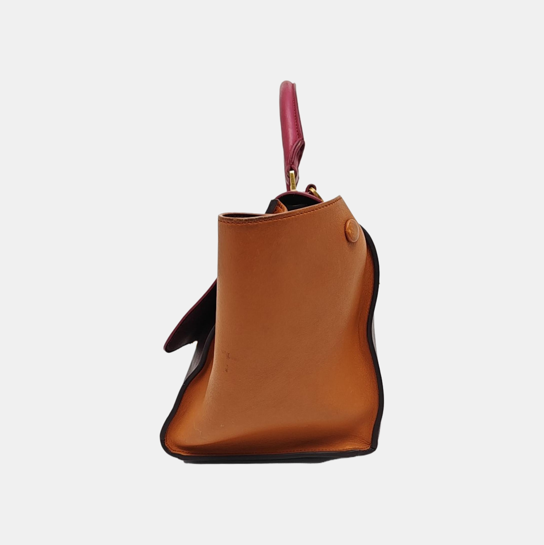 TRAPEZE Small Calfskin Red