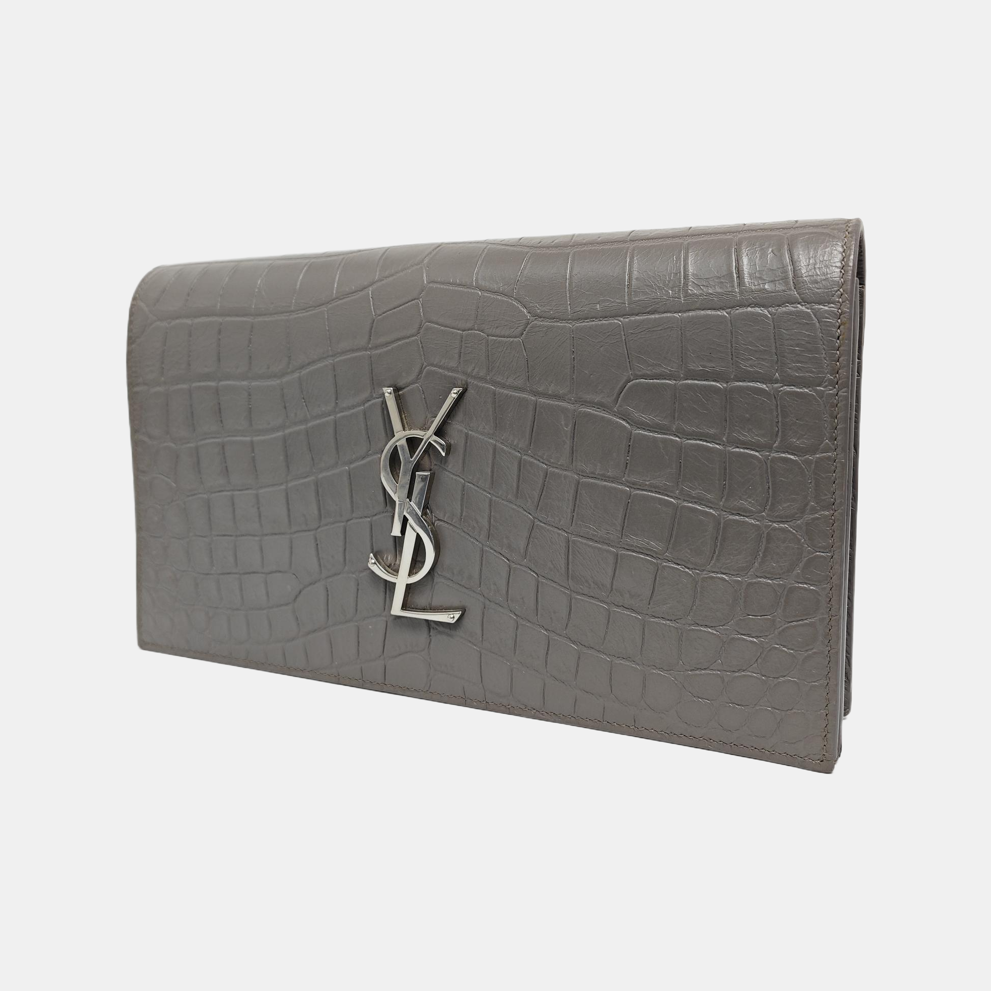 KATE Medium Calfskin Gray