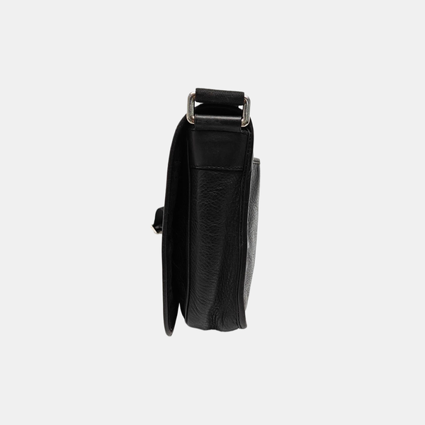 Calfskin Shoulder Bag Black
